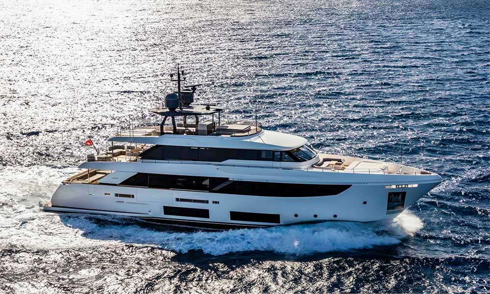 buy displacement yachts