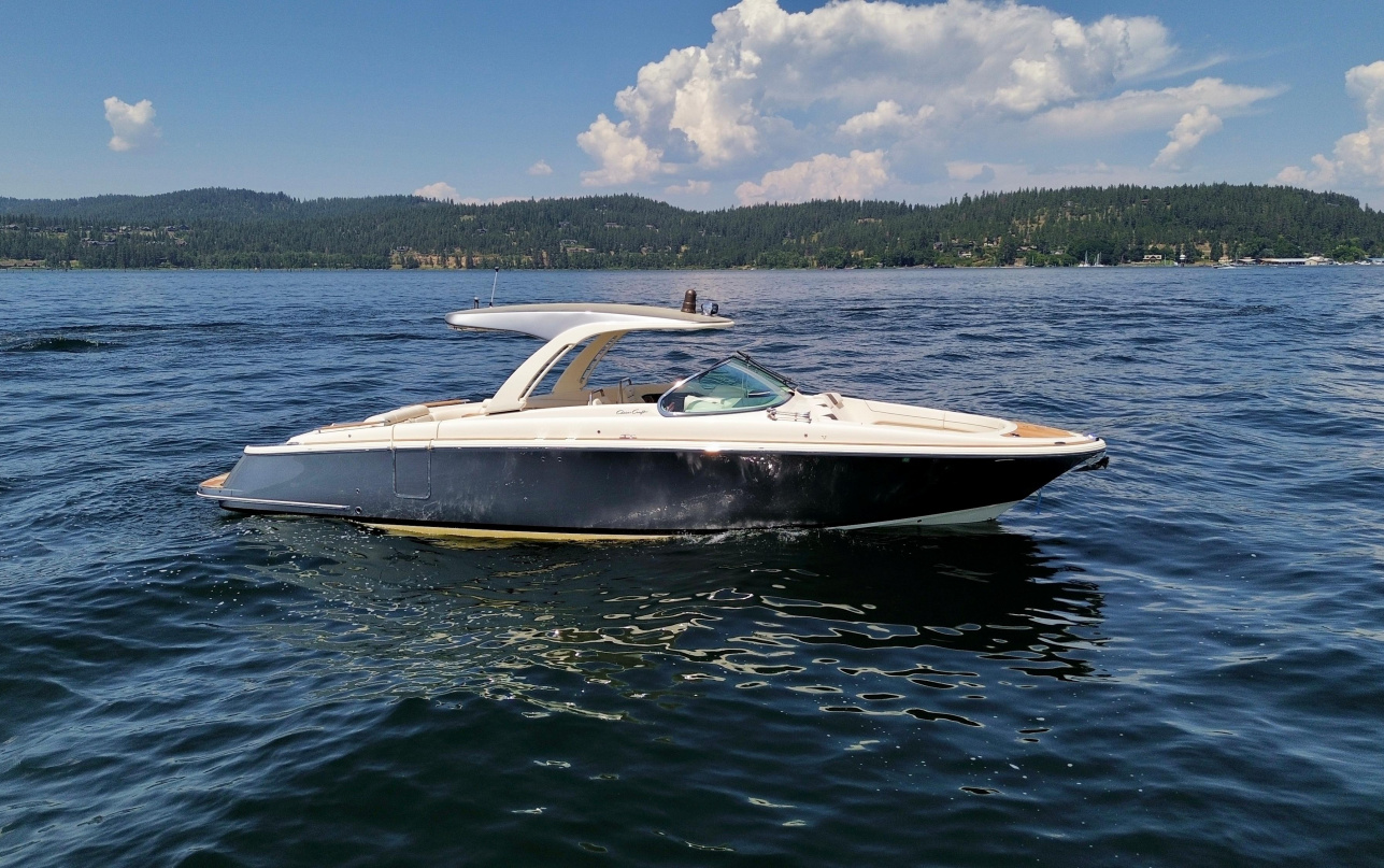 Petrel Global is showcasing the new Chris-Craft Launch 31 GT at Porto Montenegro