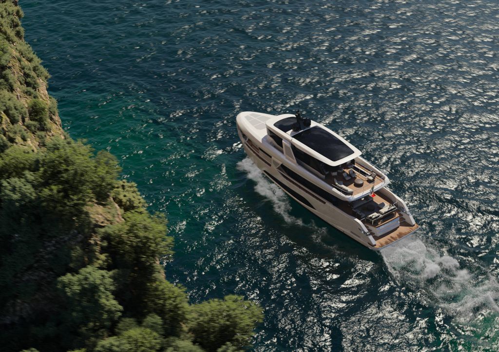 INFYNITO 90: the future of Ferretti Yachts is here