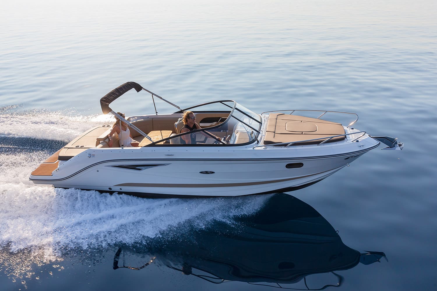 The new Sea Ray SunSport 250 is ready for immediate delivery.
