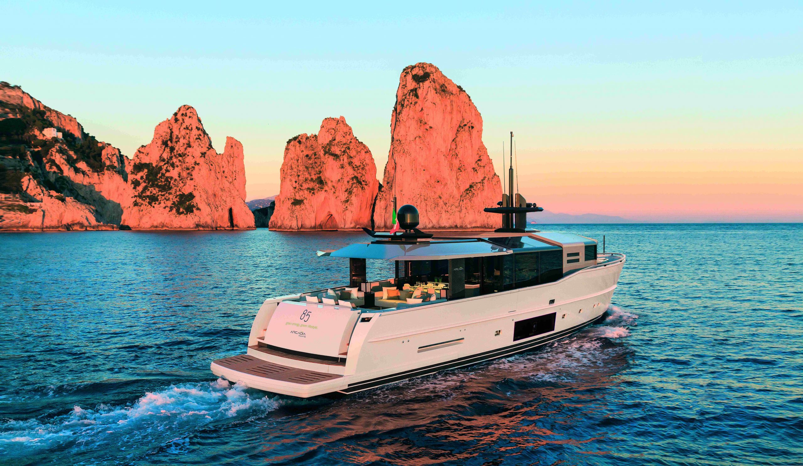 Arcadia Yachts A85: one with the sea