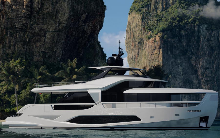 Ferretti Infynito 80 Will Be Presented at the Cannes Yachting Festival